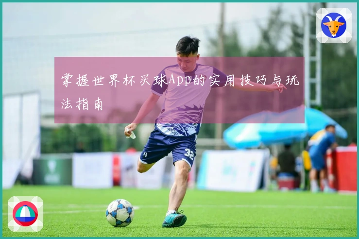 掌握世界杯买球App的实用技巧与玩法指南