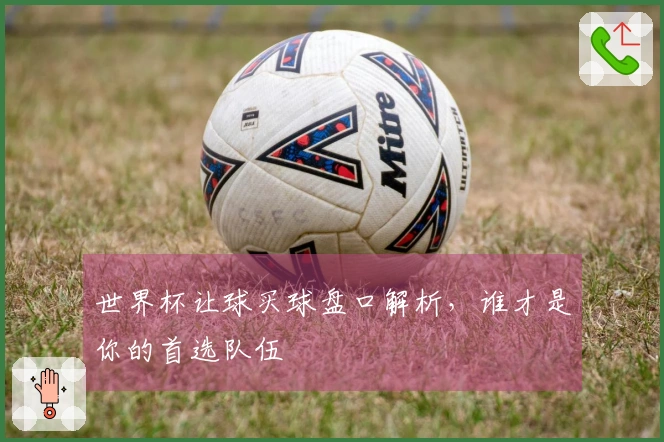世界杯让球买球盘口解析，谁才是你的首选队伍